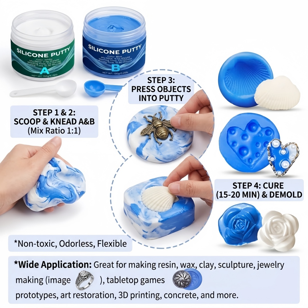 Silicone Putty Mold Making Sup - Candle Supplies To Make Candles ulasan dan harga