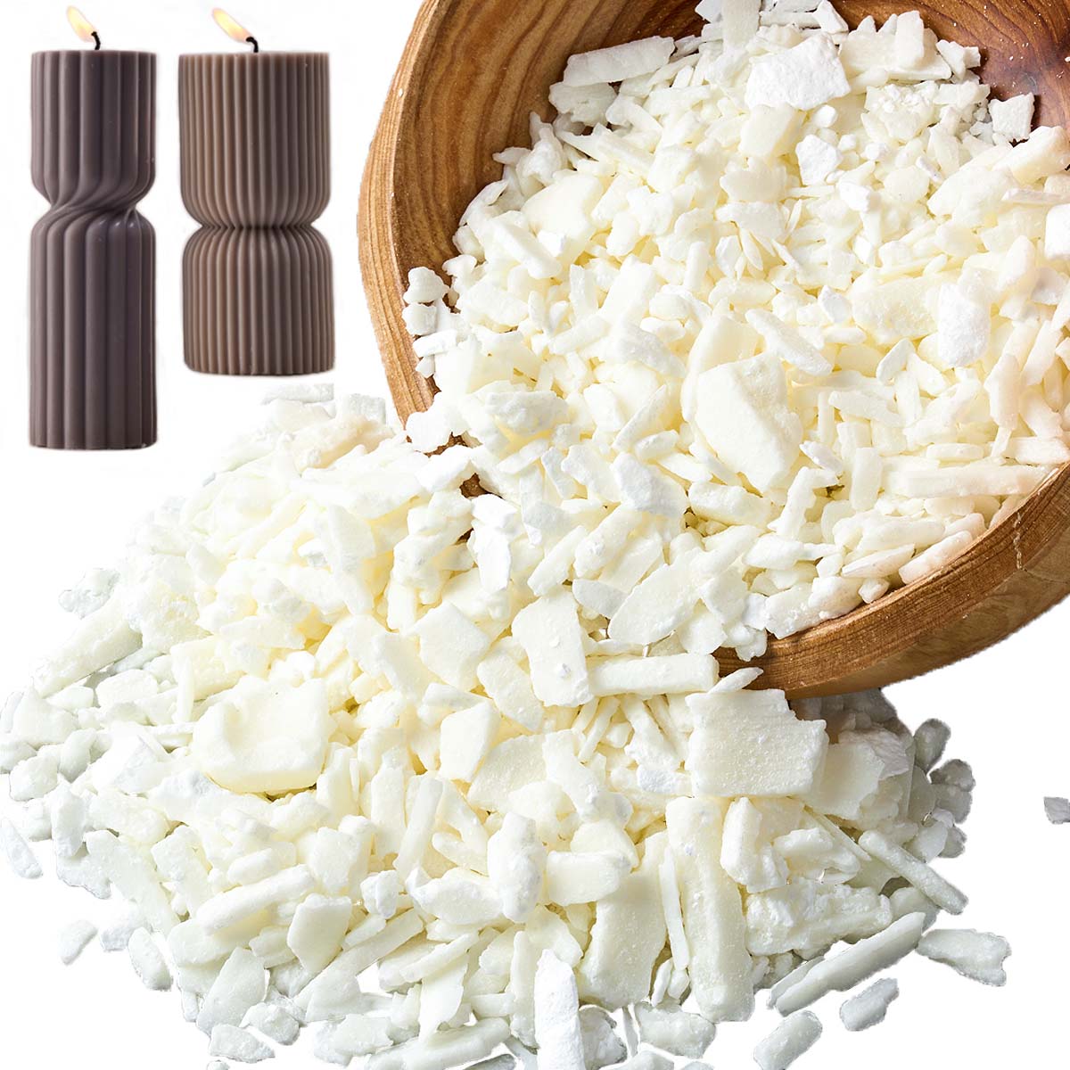1 Pounds Pure White Soy Wax Fo - Candle Supplies To Make Candles ulasan dan harga