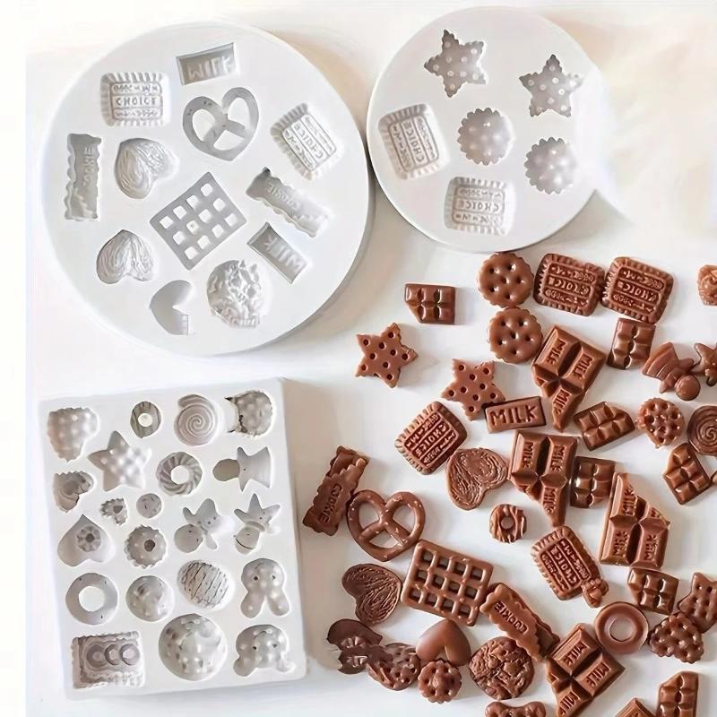 Silicone Chocolate Cookie Mold - Candle Supplies To Make Candles ulasan dan harga