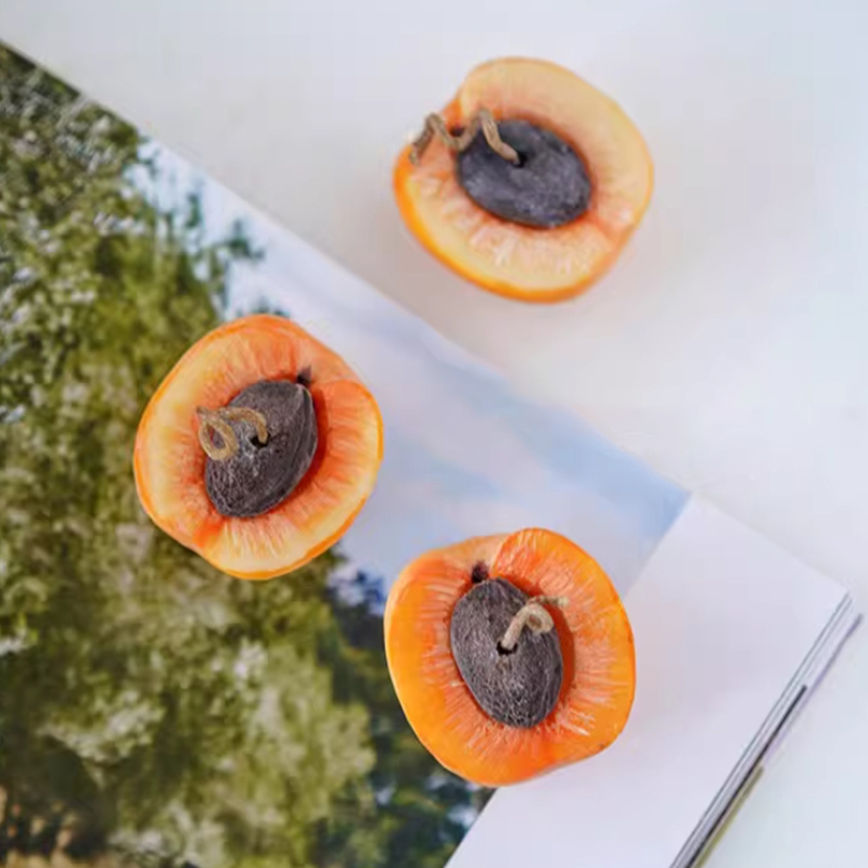 3D Apricot Fruit Candle Silico - Candle Supplies To Make Candles ulasan dan harga