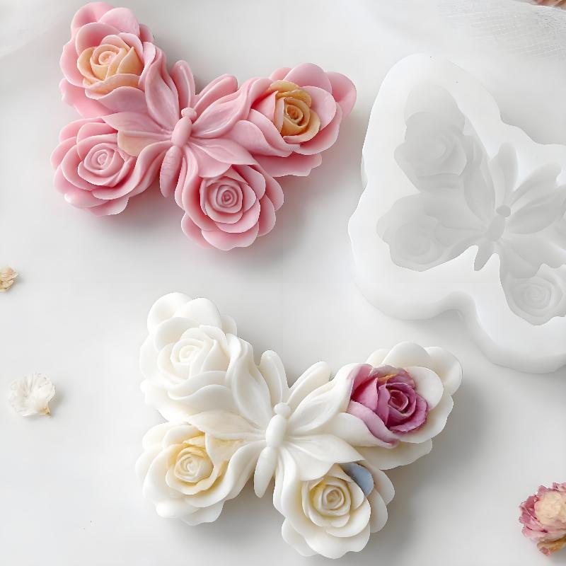 DIY Rose Butterfly Form Silico - Candle Supplies To Make Candles ulasan dan harga