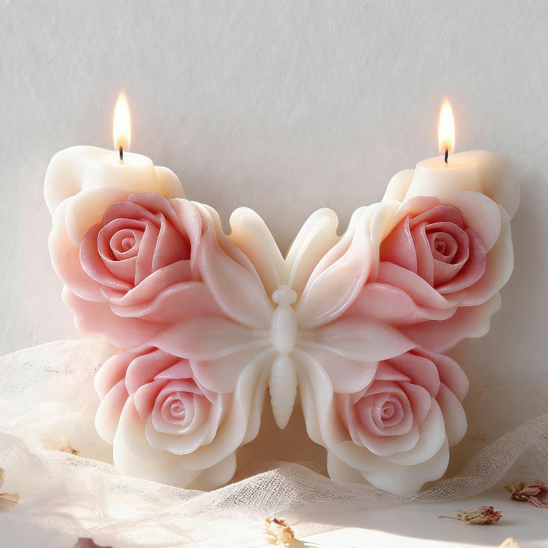 DIY Rose Butterfly Form Silico - Candle Supplies To Make Candles ulasan dan harga