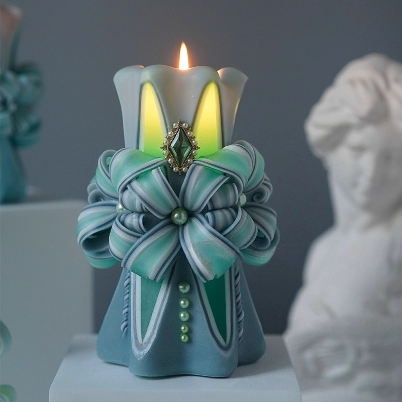 1KG Carved Scented Candle Raw  - Candle Supplies To Make Candles ulasan dan harga