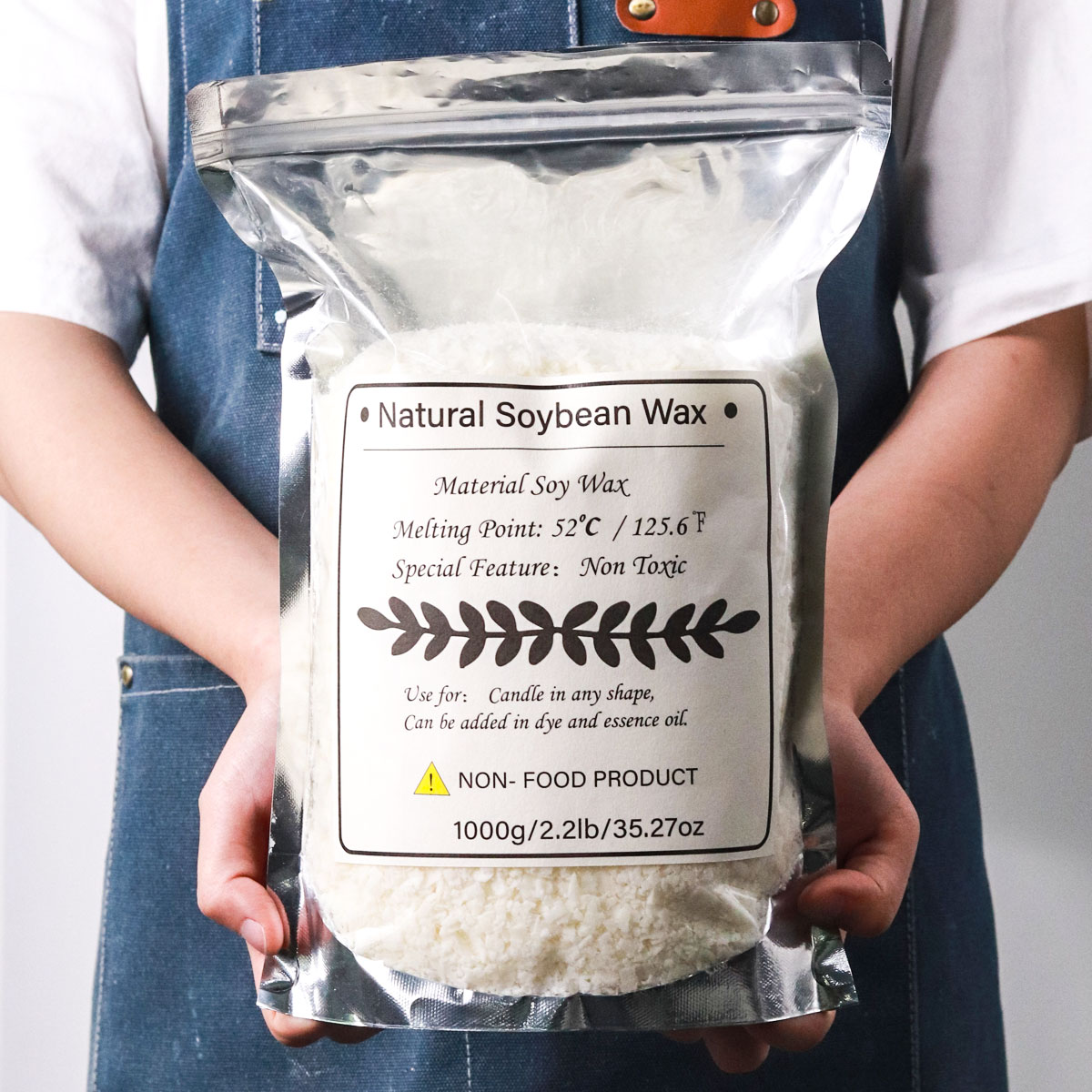 1KG Natural Soy Wax Granular S - Candle Supplies To Make Candles ulasan dan harga